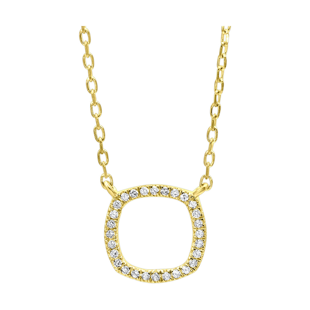 14Kt Yellow Gold Diamond 1/20Ctw Pendant