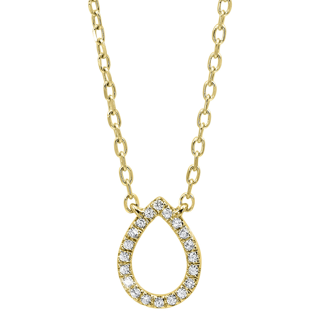 14Kt Yellow Gold Diamond 1/20Ctw Pendant