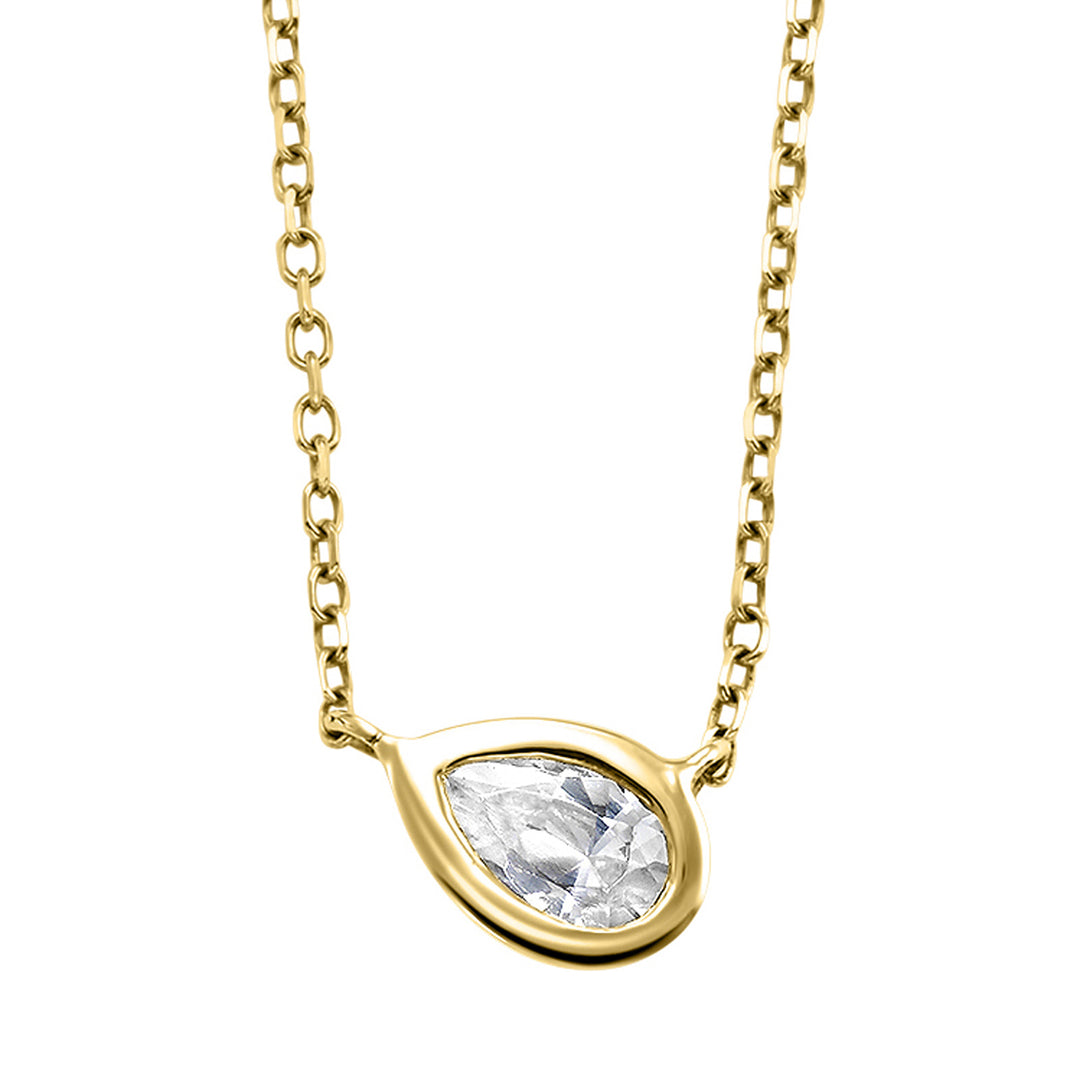 14Kt Yellow Gold Diamond 1/10Ctw Pendant