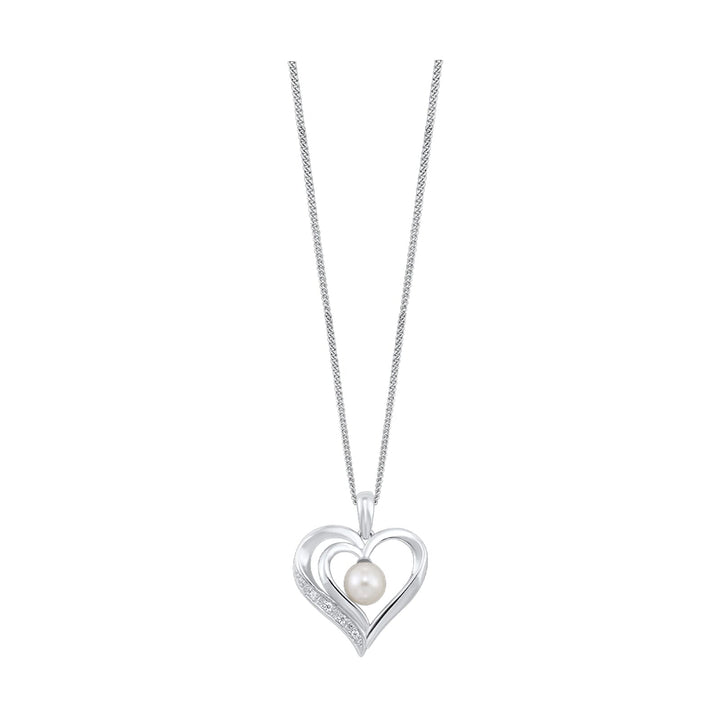 Silver Pearl 1Ctw Pendant