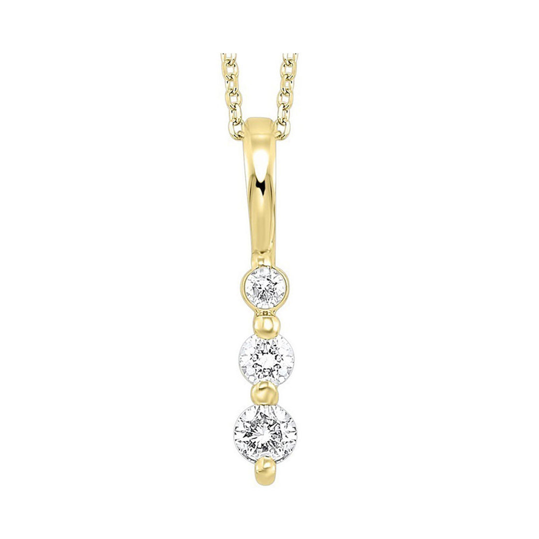 14Kt Yellow Gold Diamond 1/2Ctw Pendant