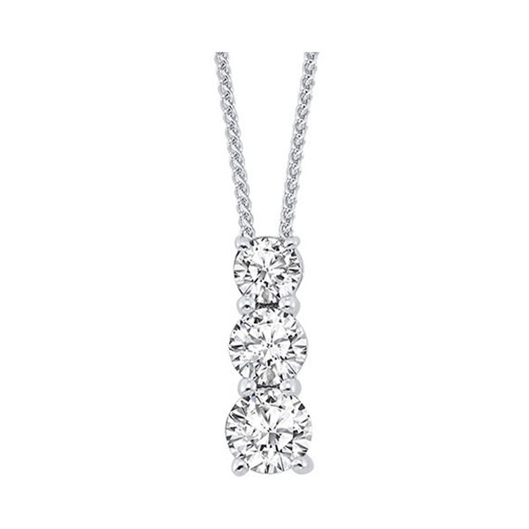 Silver Diamond 1/4Ctw Pendant
