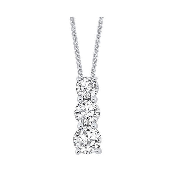 Silver Diamond 1/4Ctw Pendant