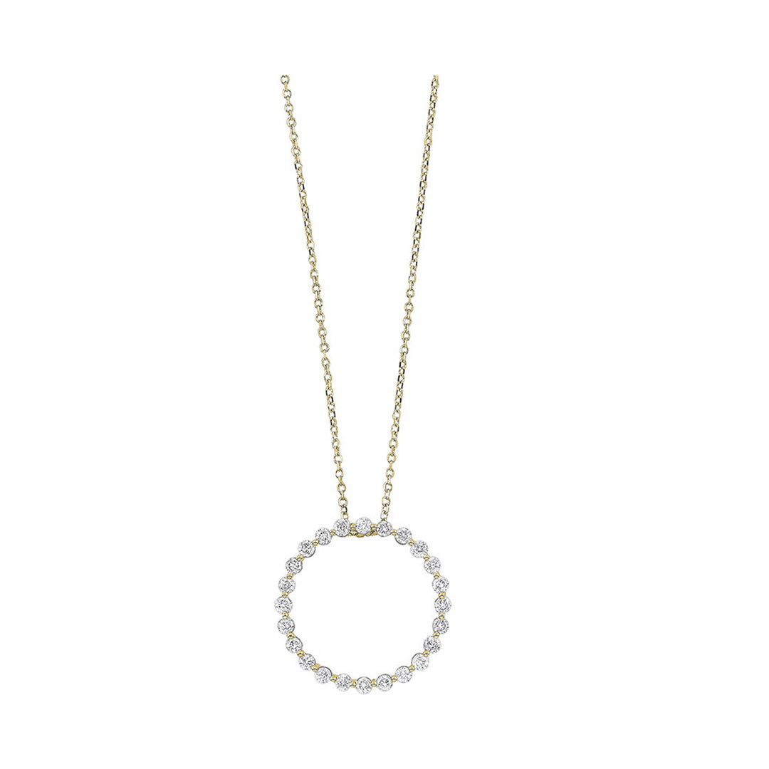 14Kt Yellow Gold Diamond 1/2Ctw Pendant