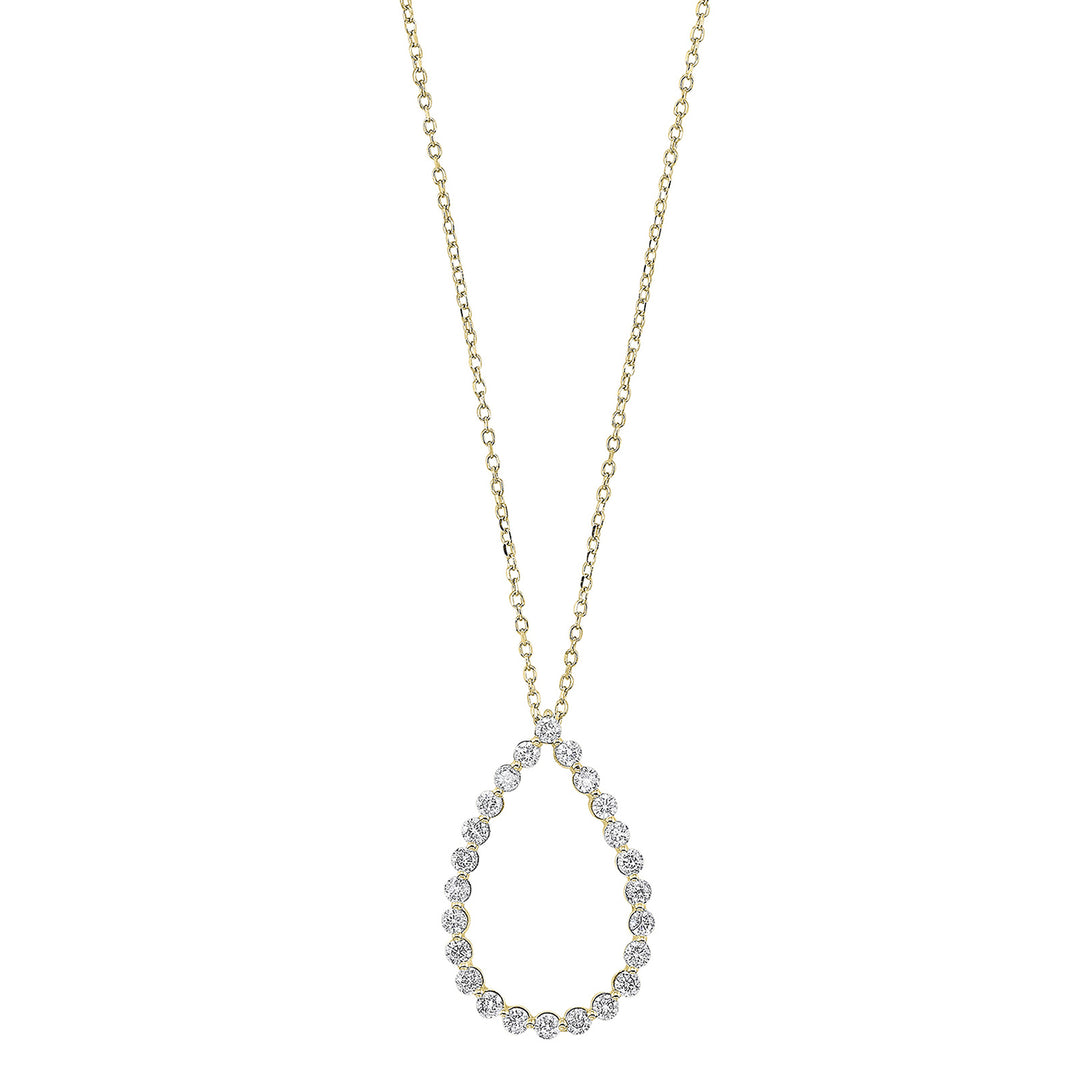 14Kt Yellow Gold Diamond 1/2Ctw Pendant