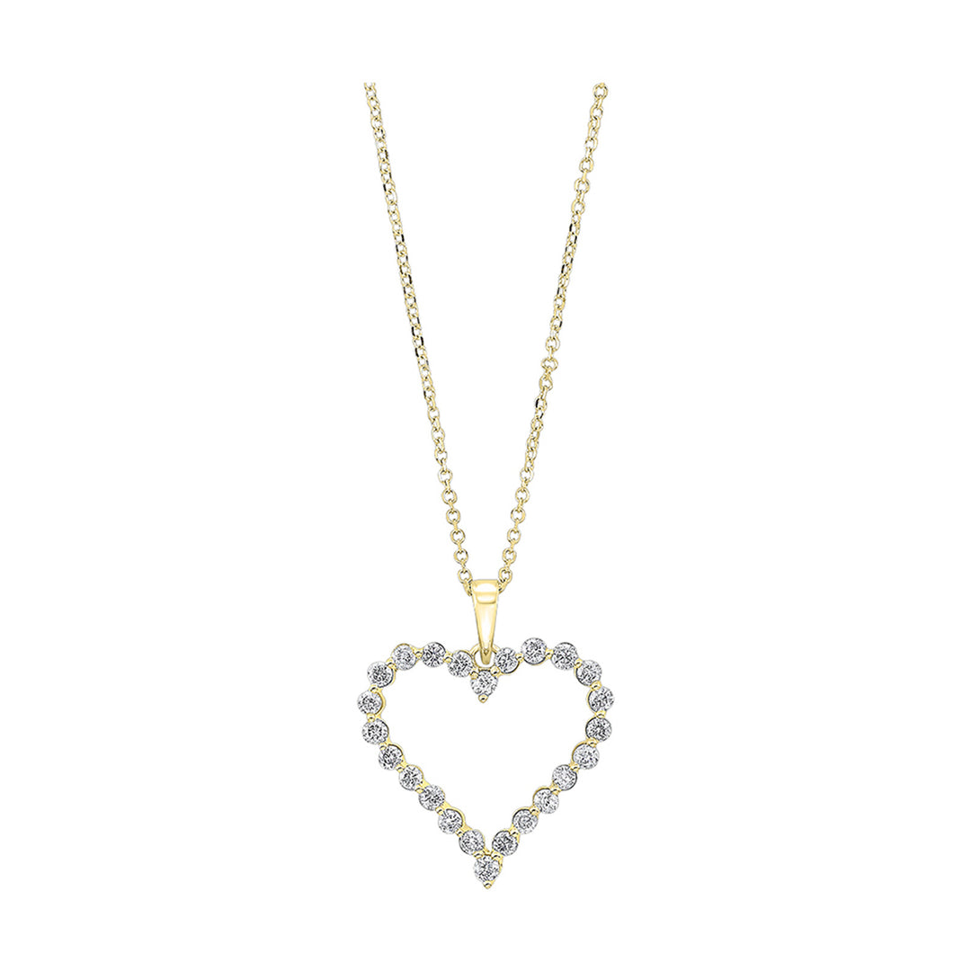14Kt Yellow Gold Diamond 1/2Ctw Pendant