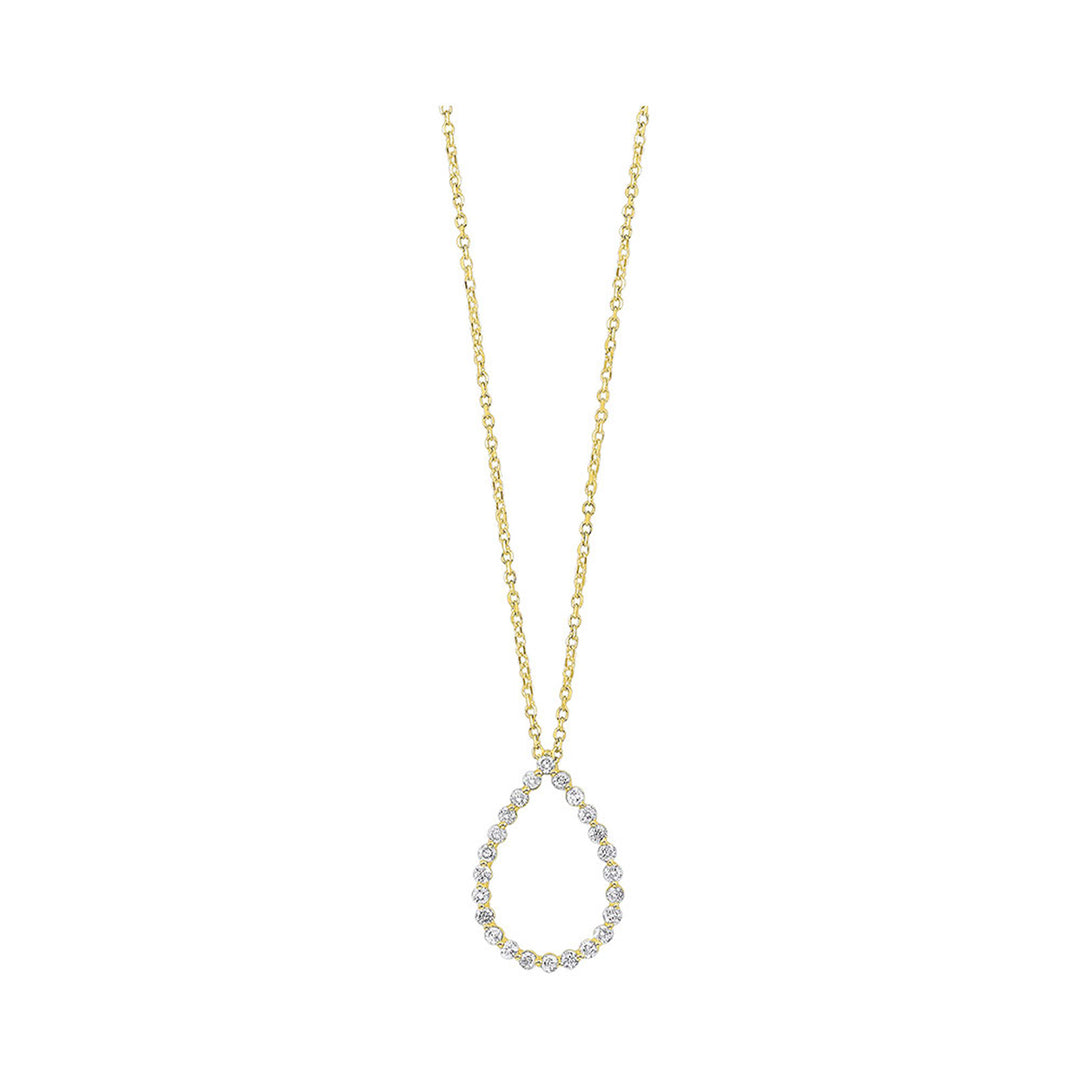 14Kt Yellow Gold Diamond 1/4Ctw Pendant