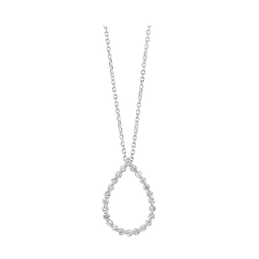 Silver Diamond 1/4Ctw Pendant