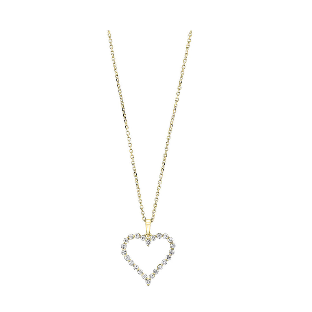 14Kt Yellow Gold Diamond 1/4Ctw Pendant