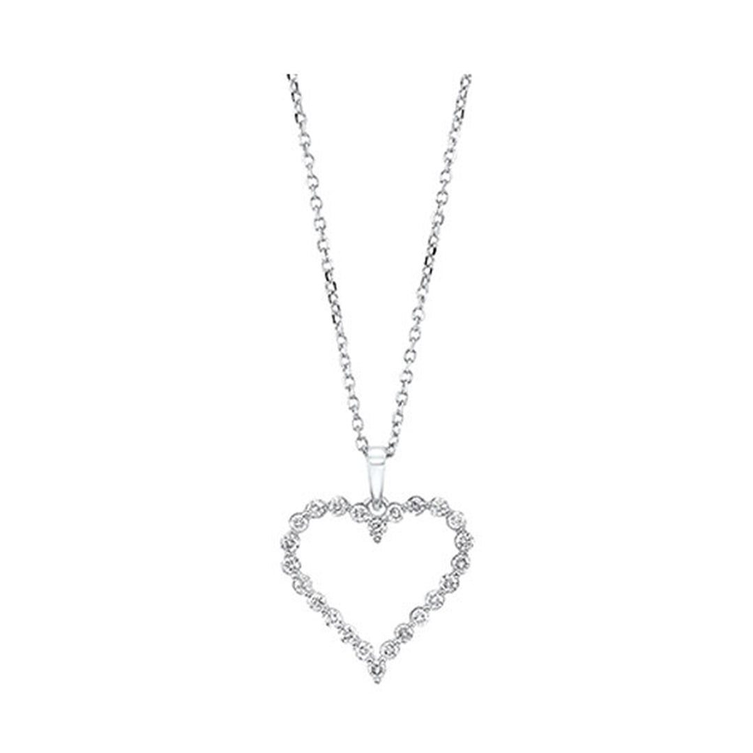 Silver Diamond 1/4Ctw Pendant