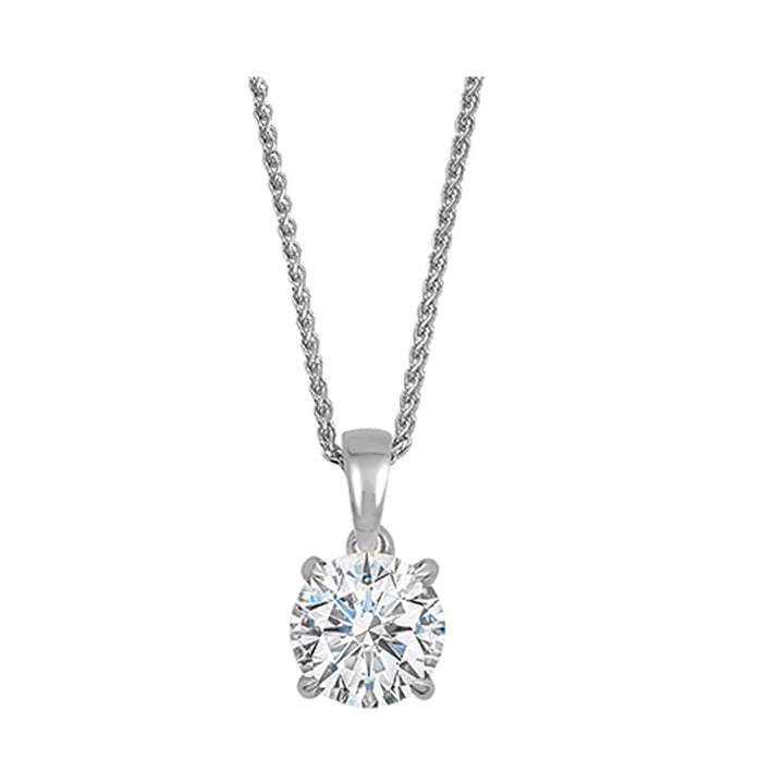 14Kt White Gold Diamond 3/4Ctw Pendant