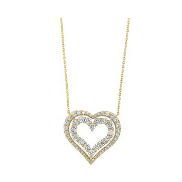 10Kt Yellow Gold Diamond 1Ctw Pendant