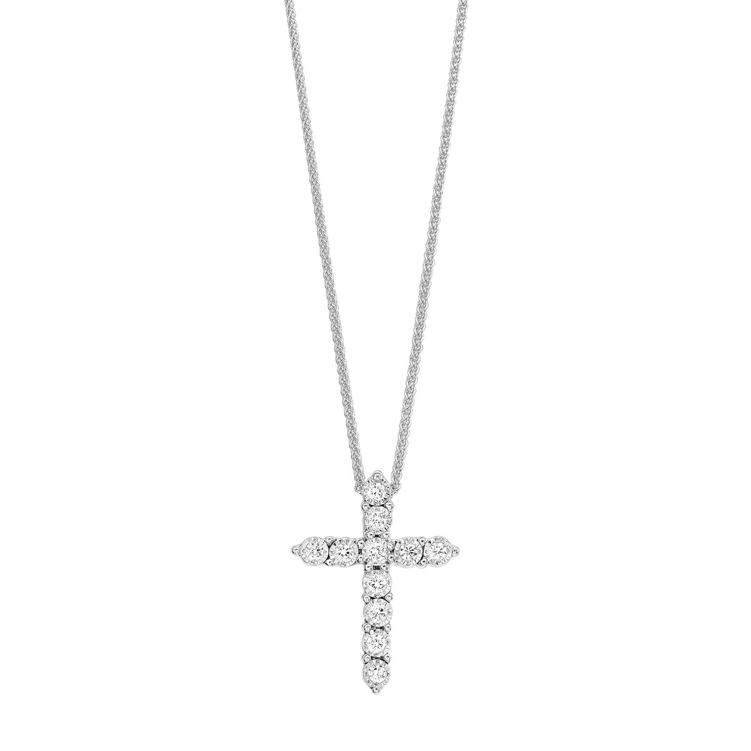 10Kt White Gold Diamond 1/10Ctw Pendant
