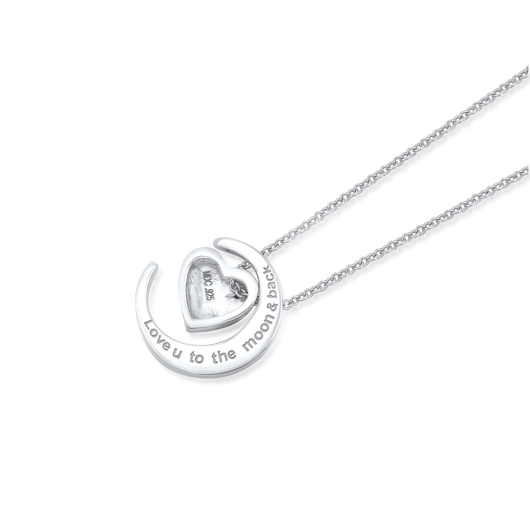 Silver Diamond 1/50Ctw Pendant