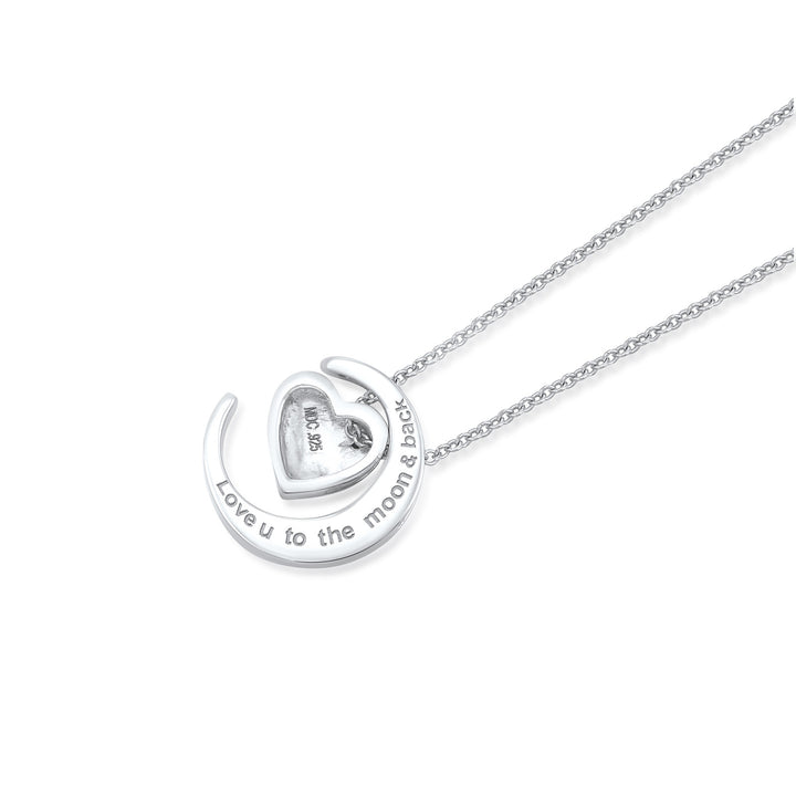 Silver Diamond 1/50Ctw Pendant