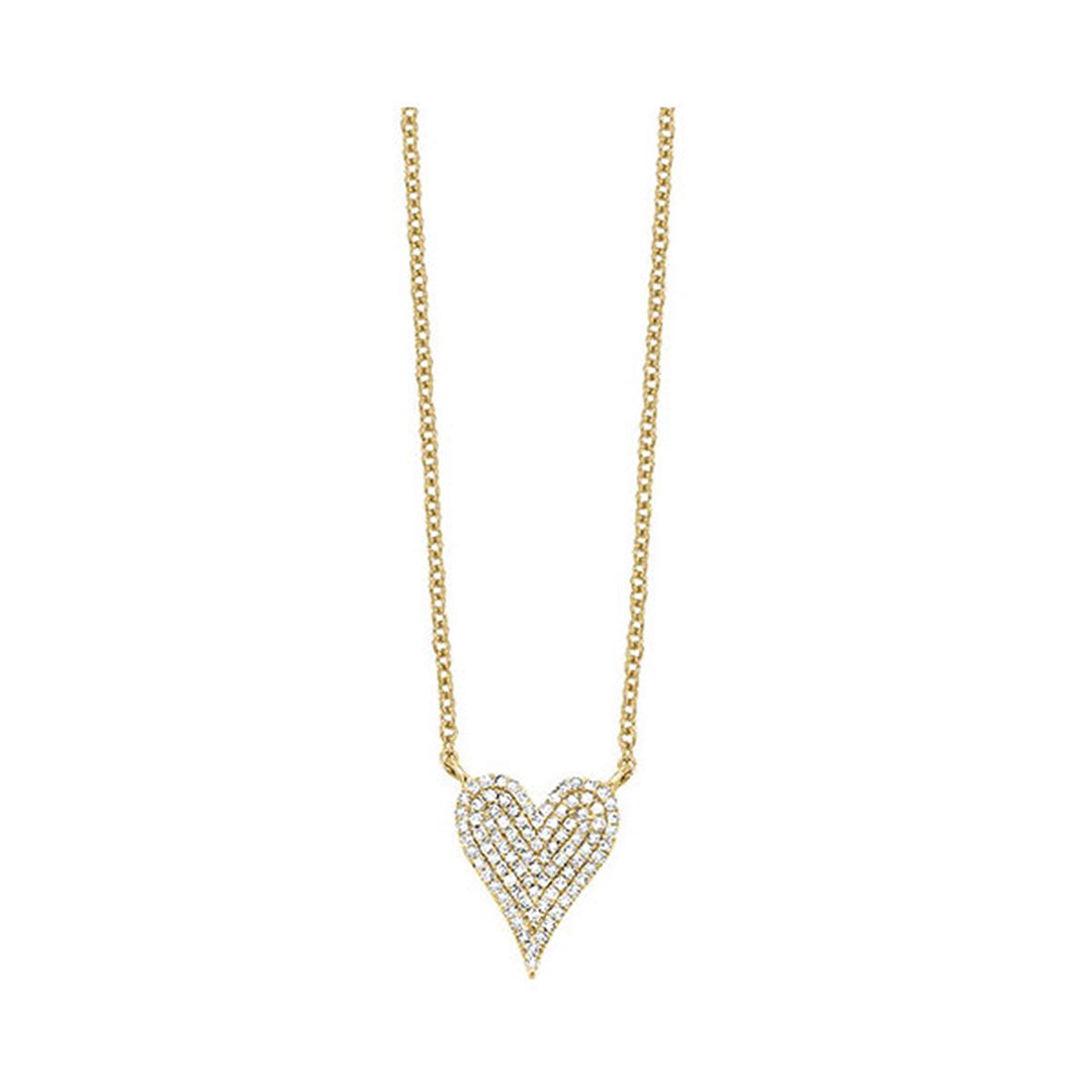 14Kt Yellow Gold Diamond 1/5Ctw Pendant