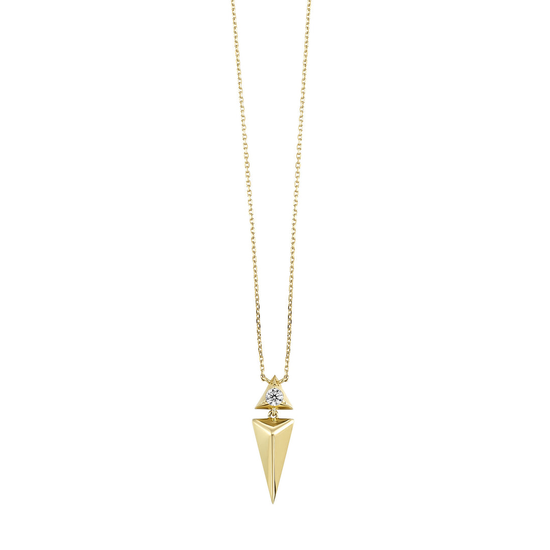 14Kt Yellow Gold Diamond 1/12Ctw Pendant