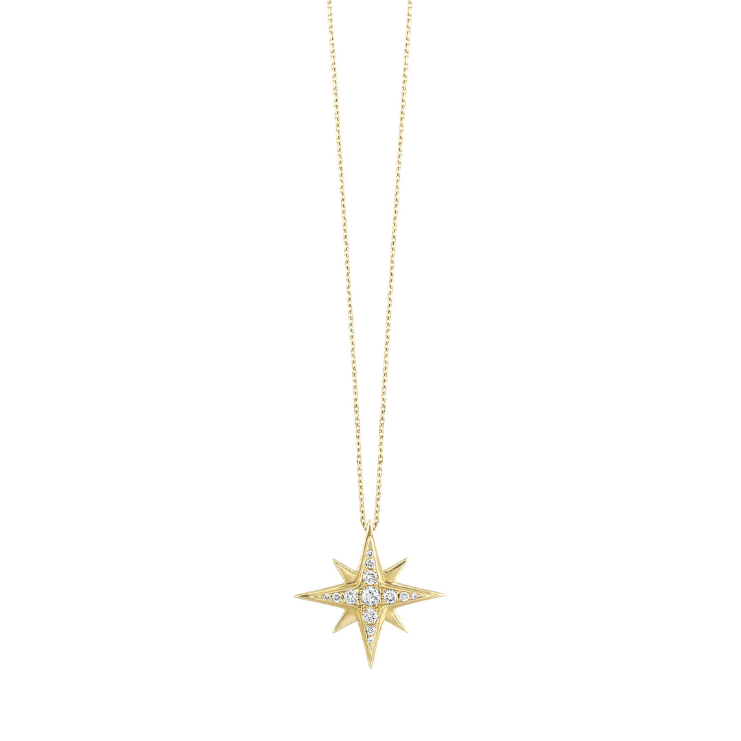 14Kt Yellow Gold Diamond 1/5Ctw Pendant