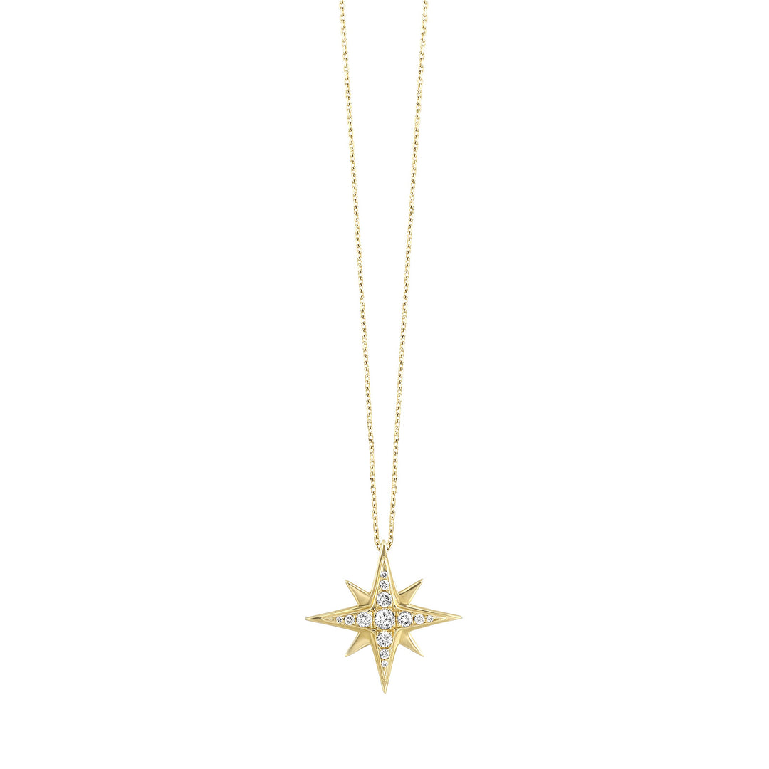 14Kt Yellow Gold Diamond 1/5Ctw Pendant