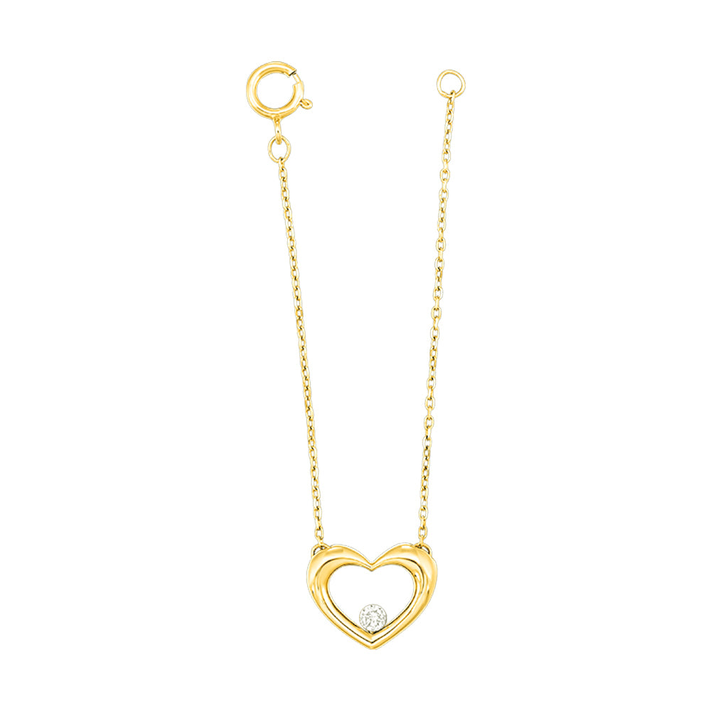 10Kt Yellow Gold Diamond 1/20Ctw Pendant