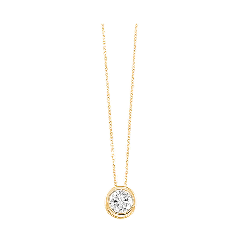 14Kt Yellow Gold Diamond 1/2Ctw Pendant