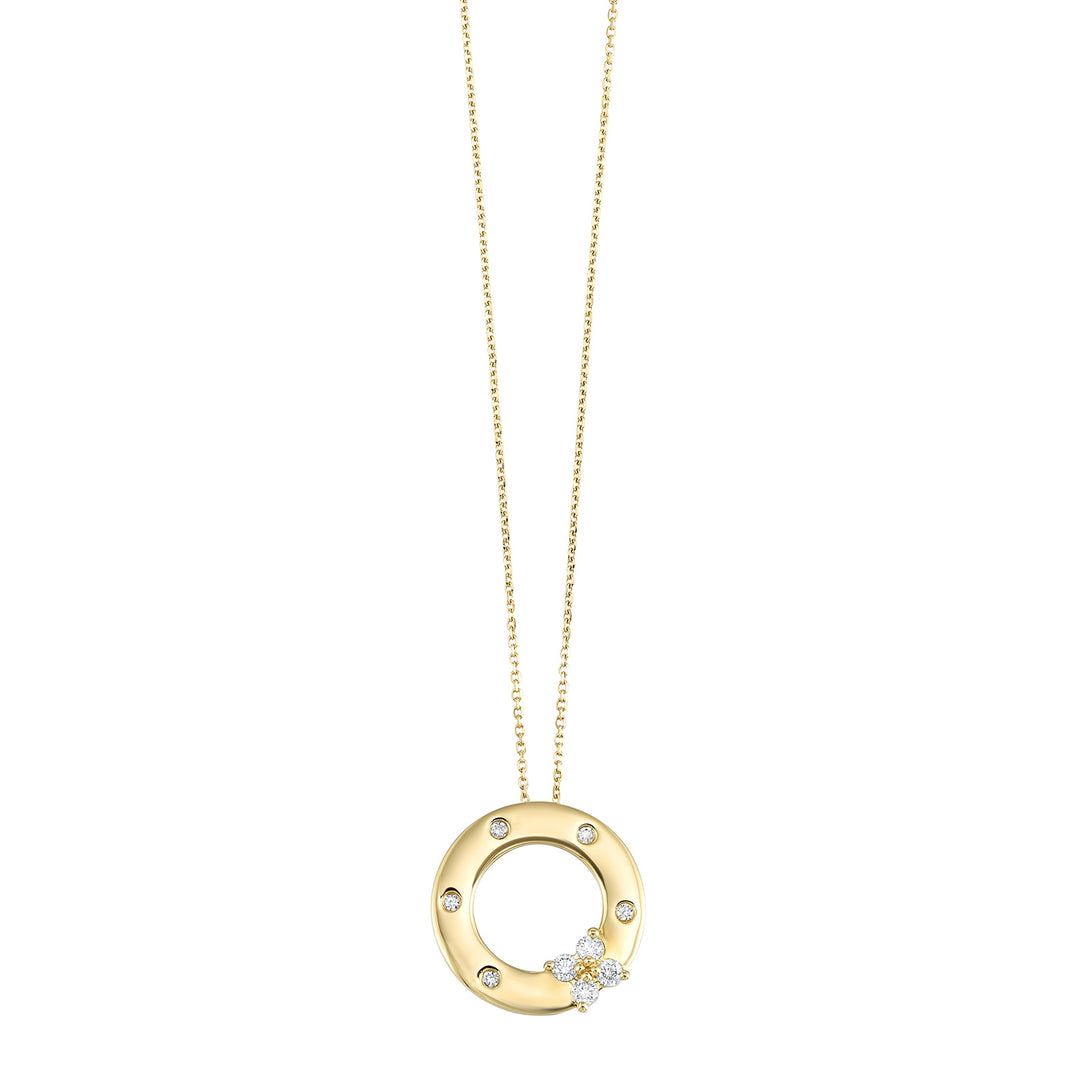 14Kt Yellow Gold Diamond 1/4Ctw Pendant