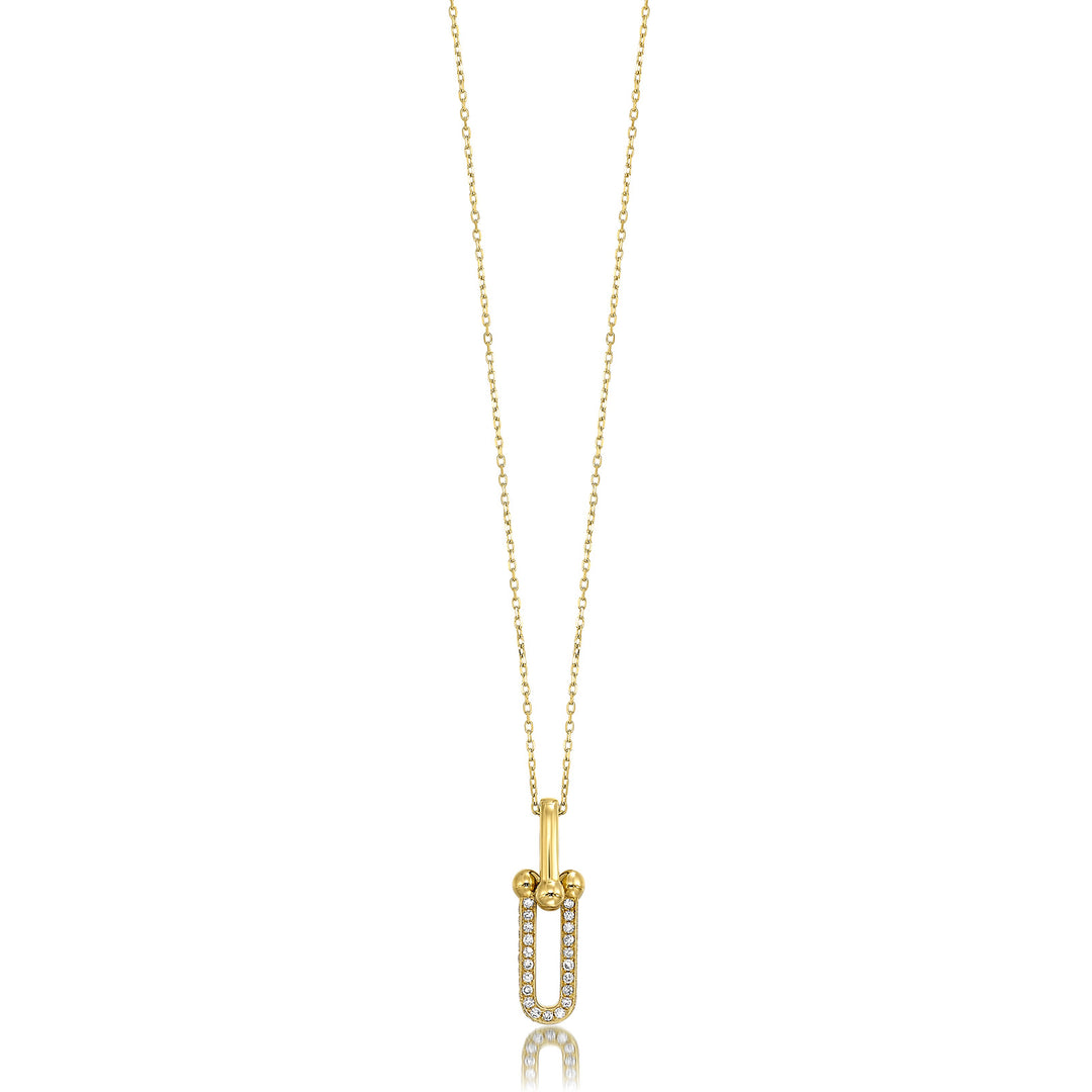 14Kt Yellow Gold Diamond 1/3Ctw Pendant