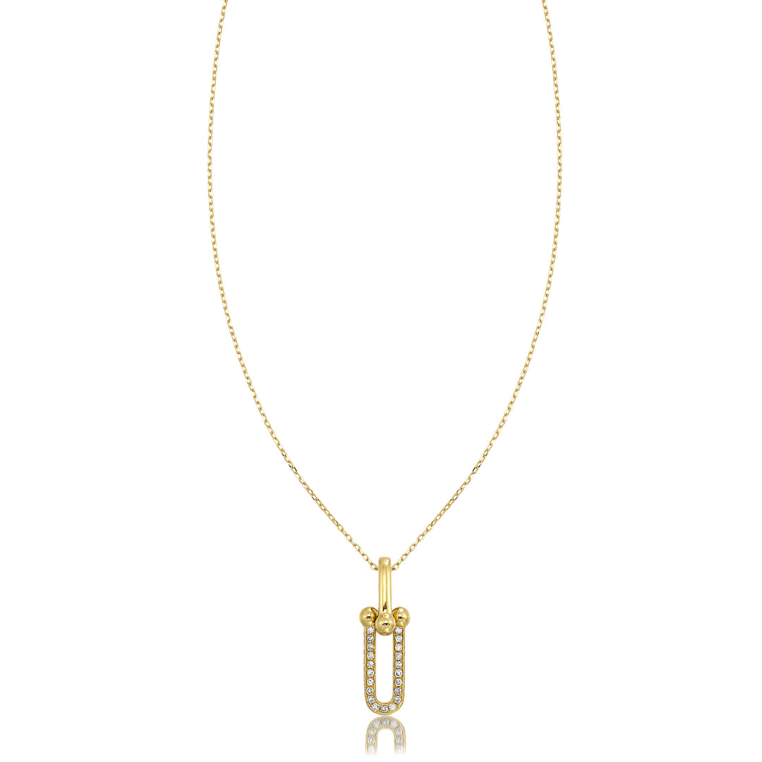 14Kt Yellow Gold Diamond 1/3Ctw Pendant