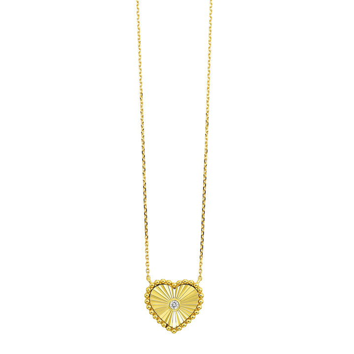 10Kt Yellow Gold Diamond 1/50Ctw Pendant
