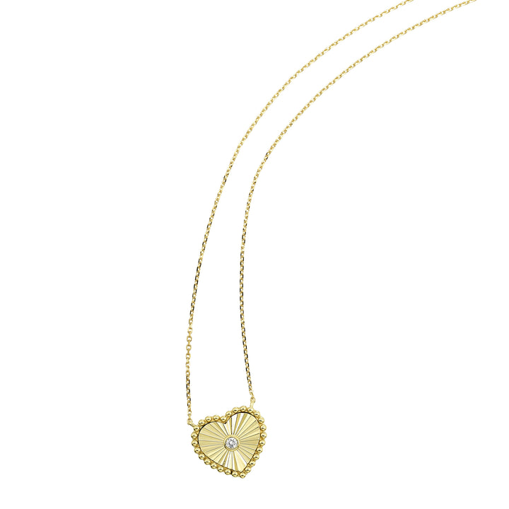 10Kt Yellow Gold Diamond 1/50Ctw Pendant