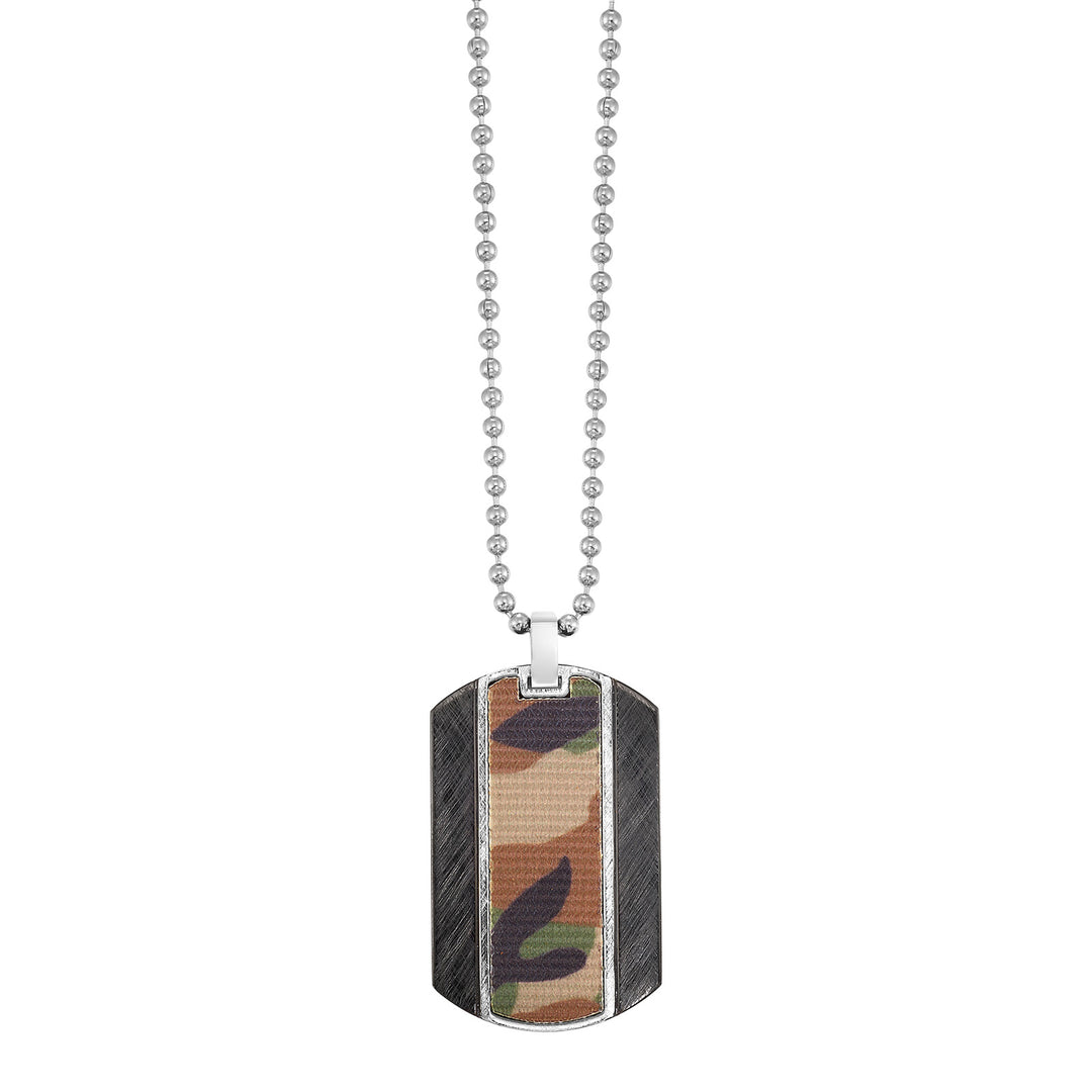 Steel White Pendant