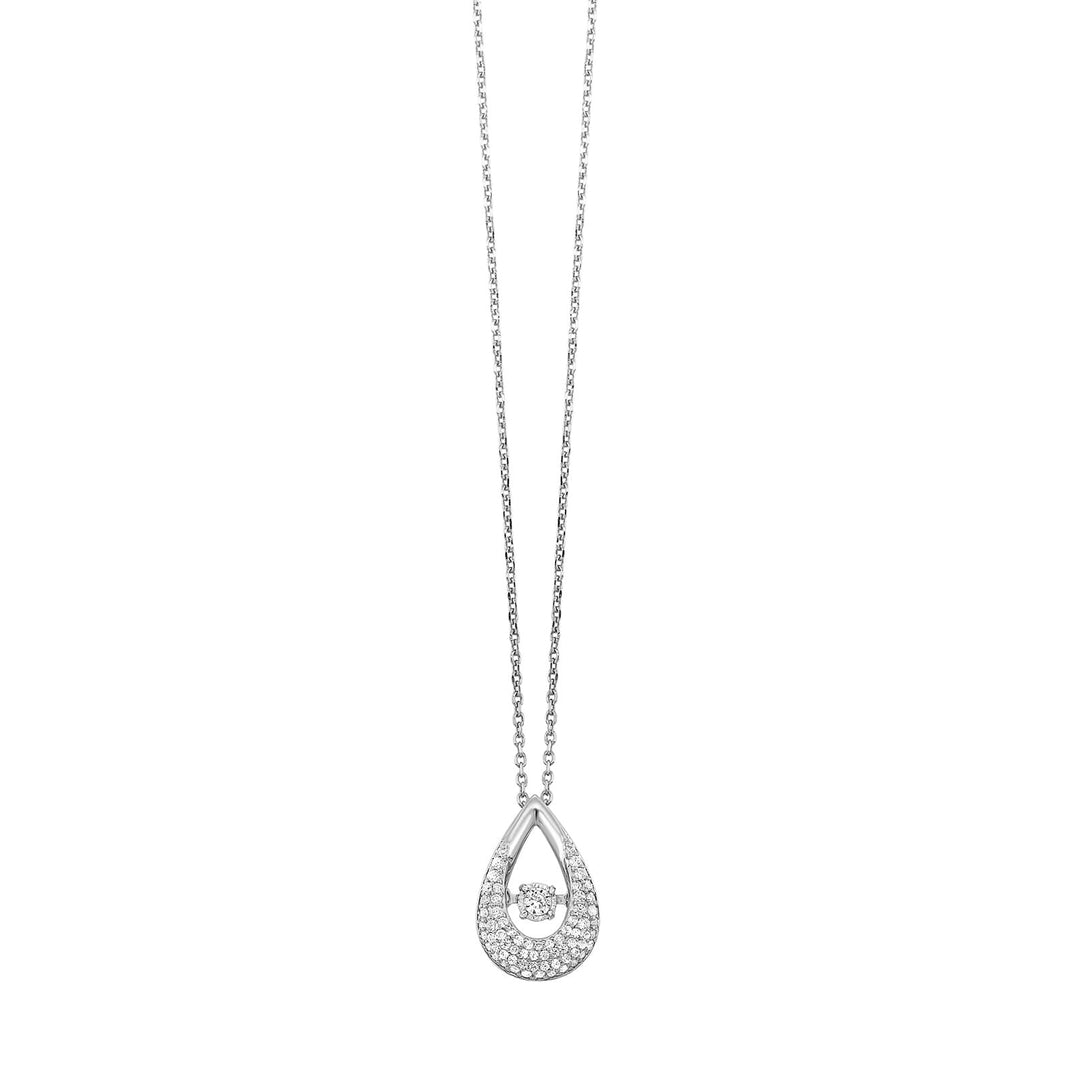 Silver Diamond 1/4Ctw Pendant