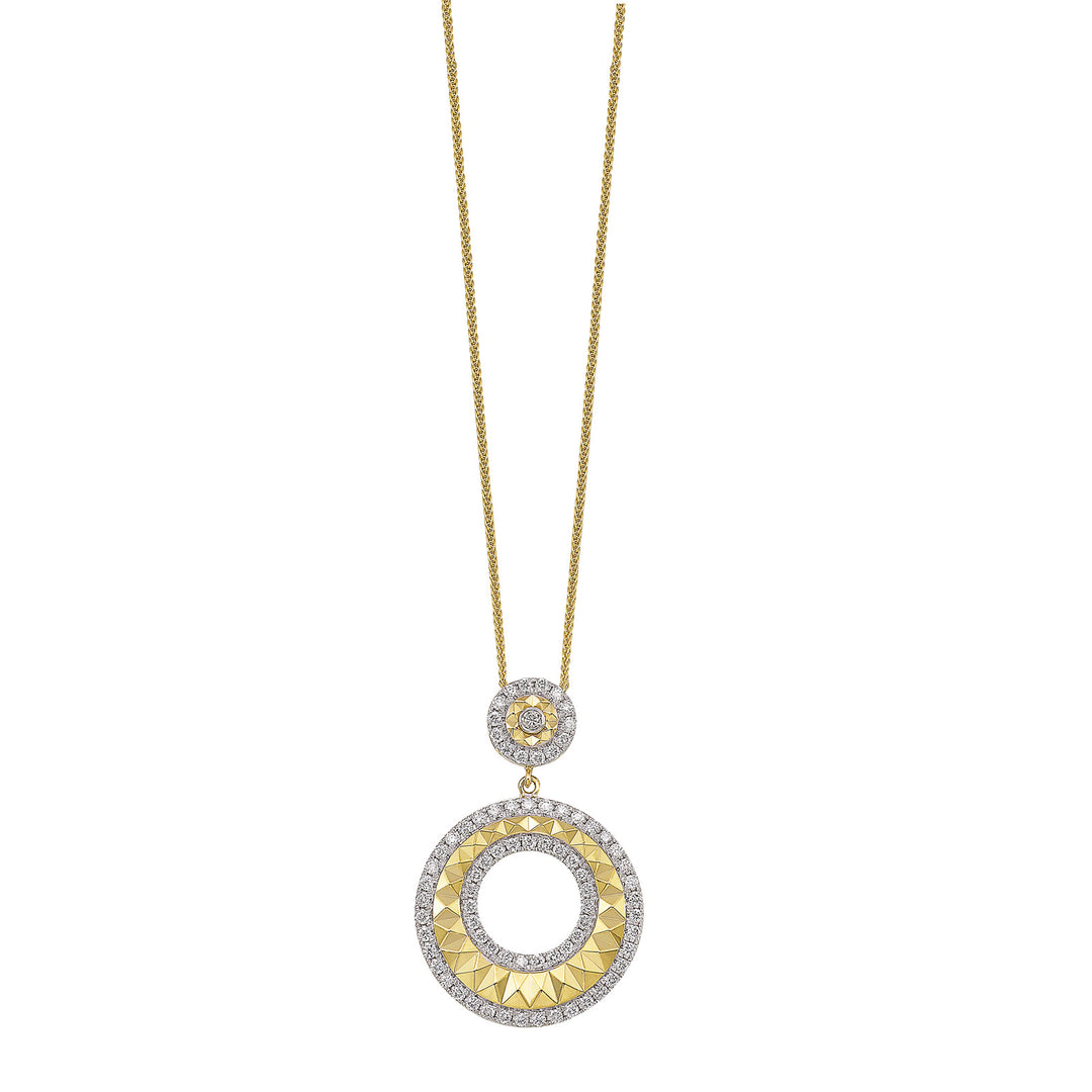14Kt Yellow Gold Diamond 3/8Ctw Pendant