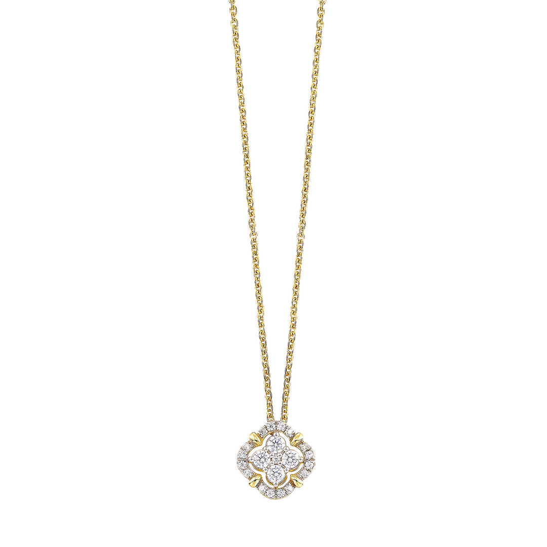 14Kt Yellow Gold Diamond 1/3Ctw Pendant