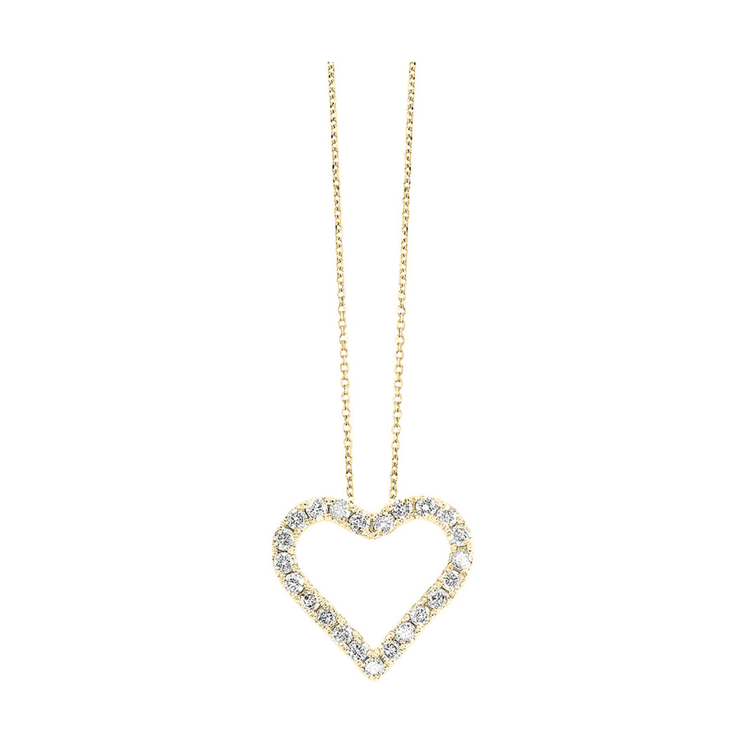 14Kt Yellow Gold Diamond 1/4Ctw Pendant