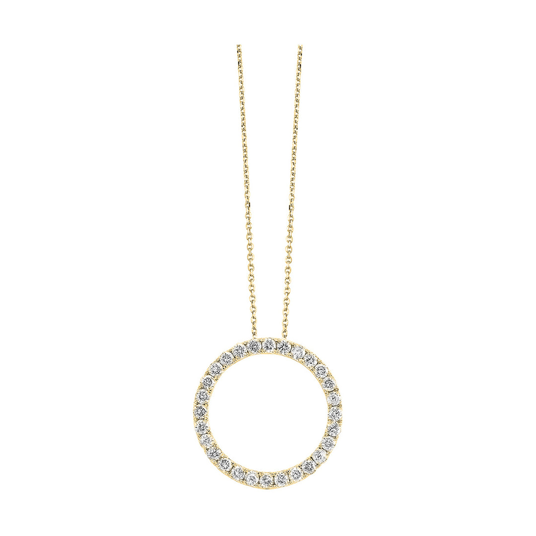 14Kt Yellow Gold Diamond 1/4Ctw Pendant