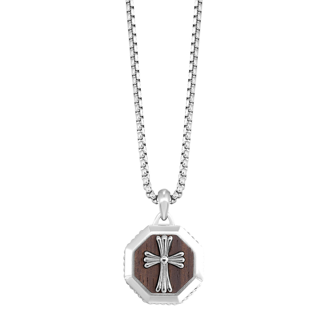Steel White Pendant