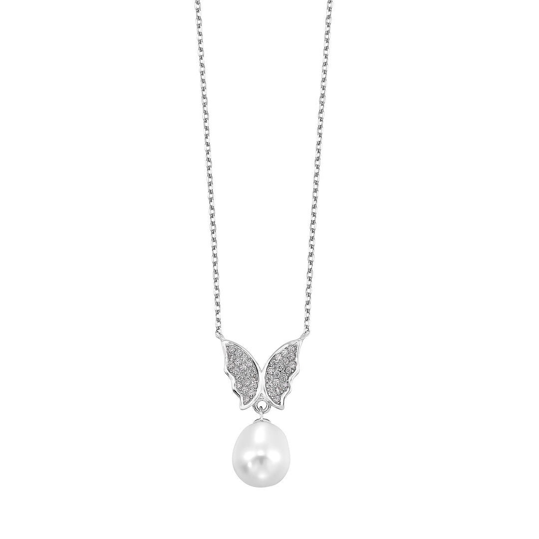 Silver Pearl Pendant