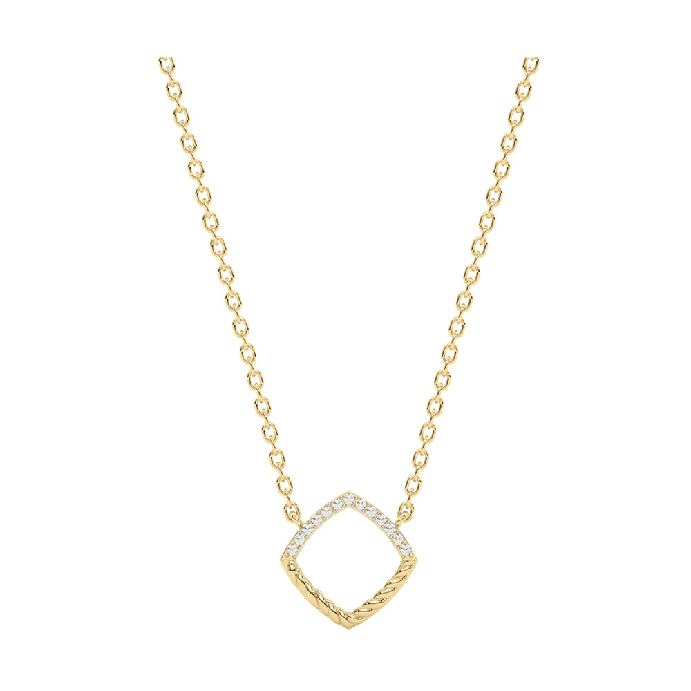 14Kt Yellow Gold Diamond 1/25Ctw Pendant