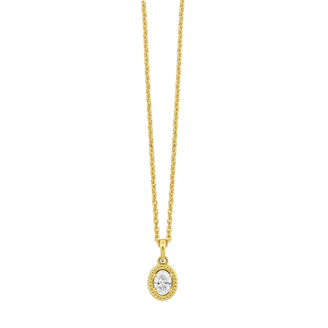 14Kt Yellow Gold Diamond 1/3Ctw Pendant