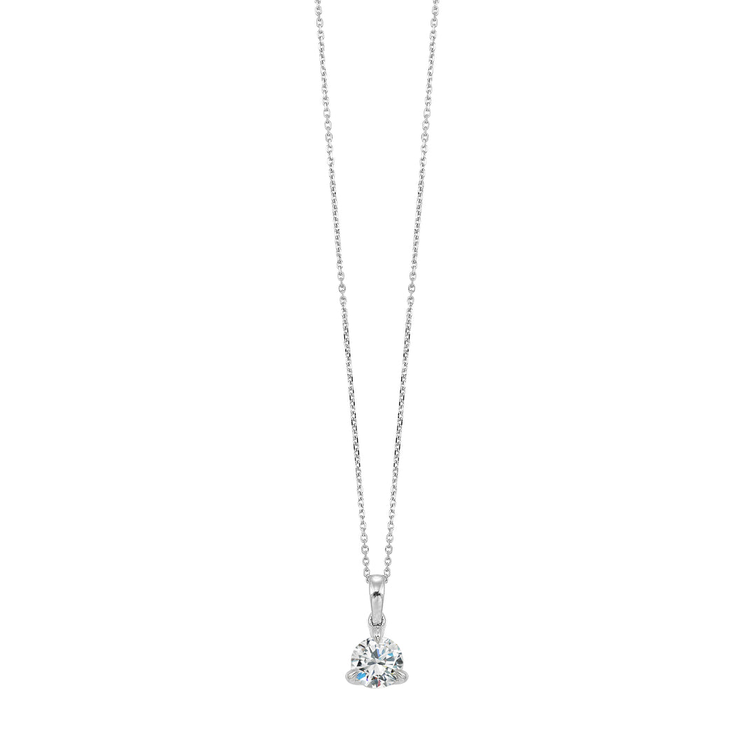 14Kt White Gold Diamond 1/2Ctw Pendant