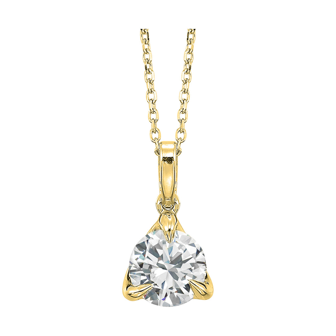 14Kt Yellow Gold Diamond 1Ctw Pendant