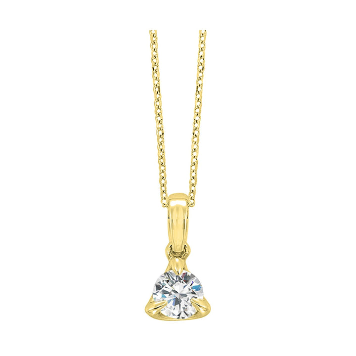 14Kt Yellow Gold Diamond 1/4Ctw Pendant