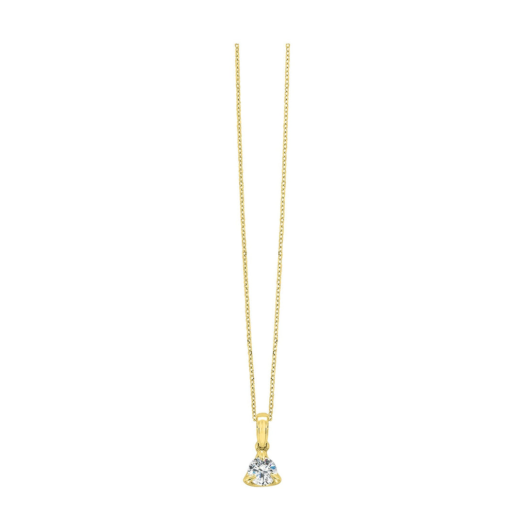 14Kt Yellow Gold Diamond 1/4Ctw Pendant