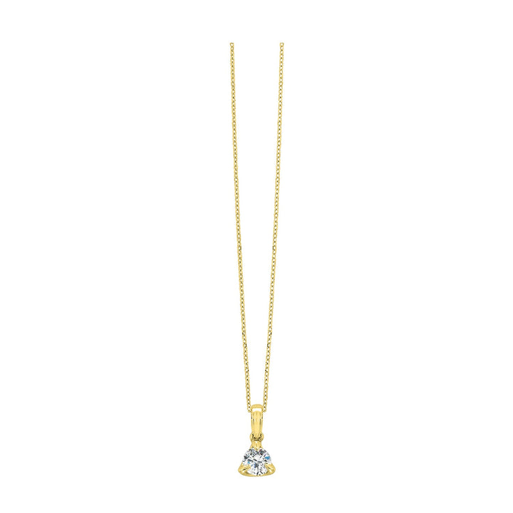 14Kt Yellow Gold Diamond 1/4Ctw Pendant