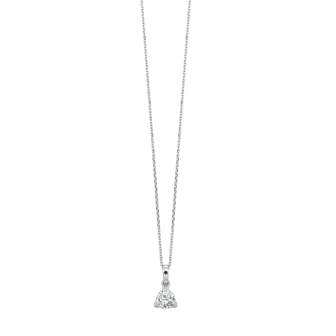 14Kt White Gold Diamond 1/3Ctw Pendant