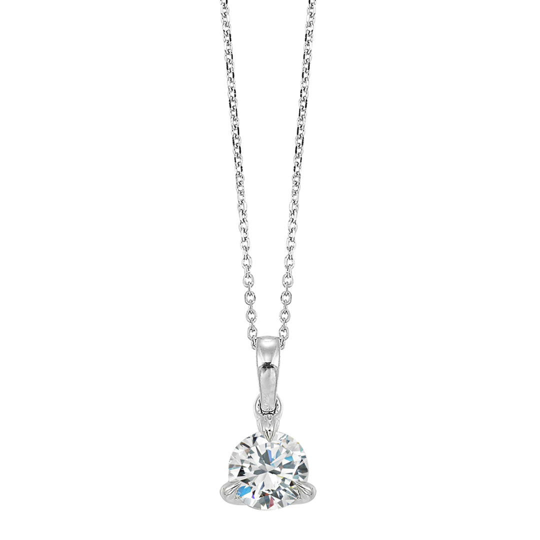 14Kt White Gold Diamond 1/2Ctw Pendant