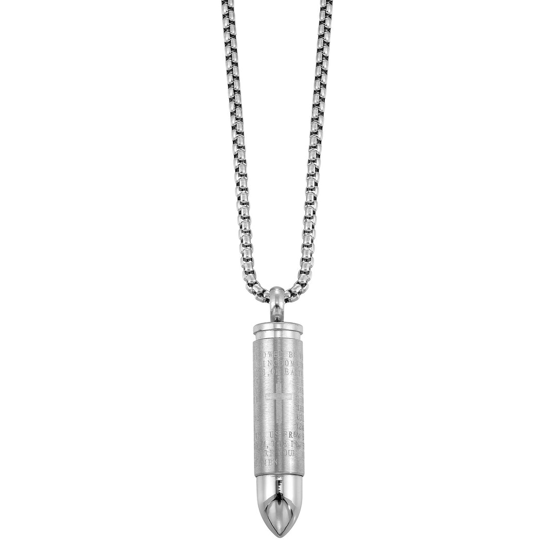 Steel White Pendant