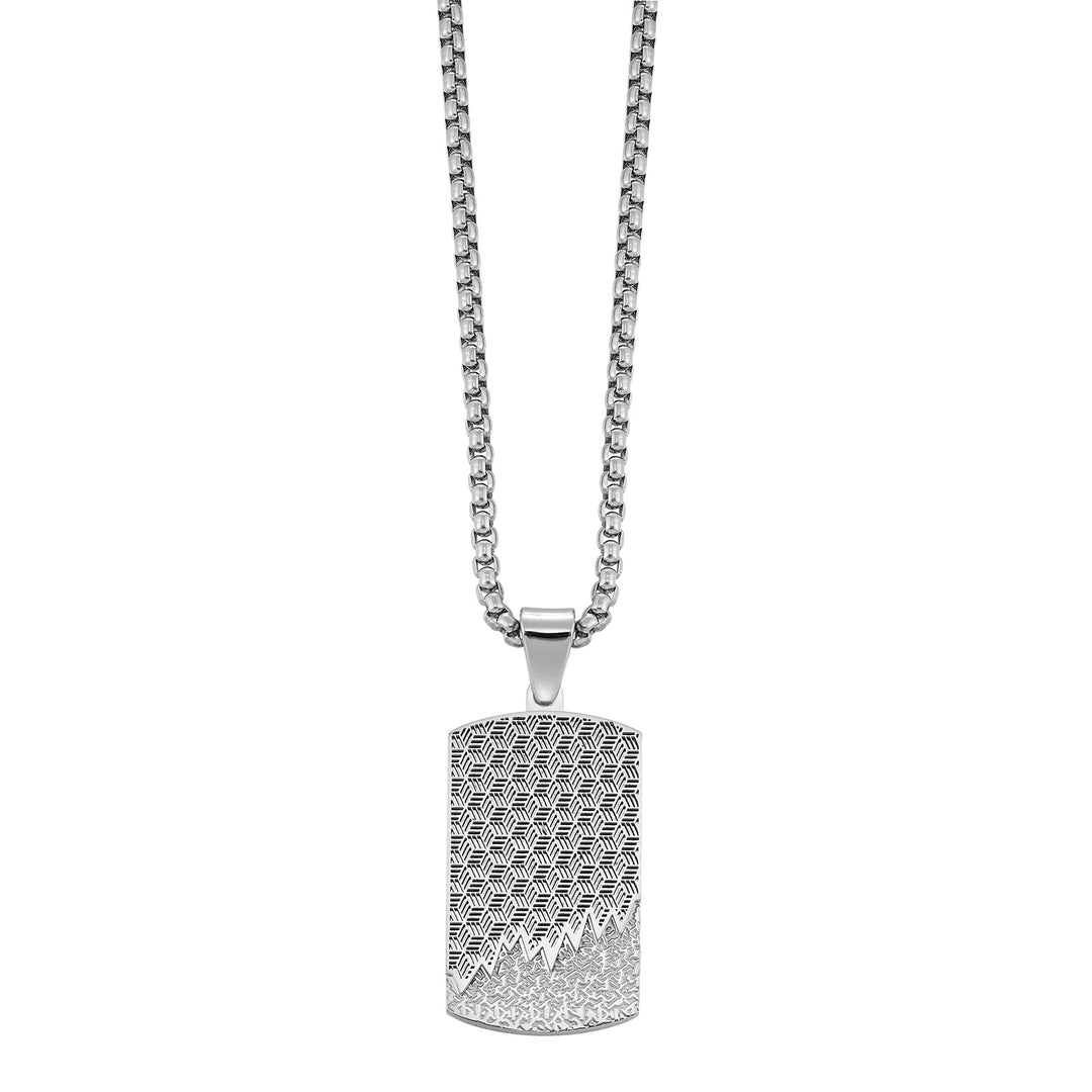 Steel White Pendant