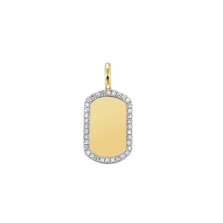 14Kt Yellow Gold Diamond 1/10ctw Pendant